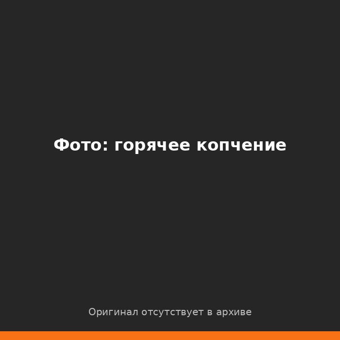 Горячее копчение мясных деликатесов в коптильне КоптиСам